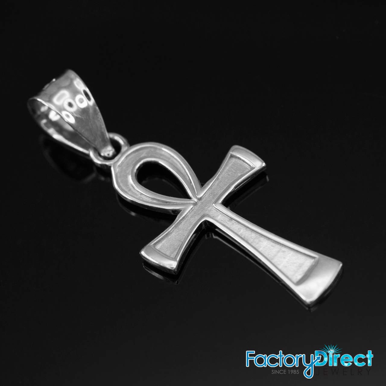 925 Sterling Silver Egyptian Ankh Cross Charm Pendant