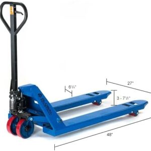 Global Industrial Pallet Jack Truck, 6600 Lb. Capacity, 27 x 48