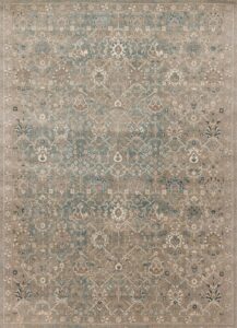 loloi century bluestone 2'-7" x 4' accent rug