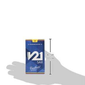 Vandoren SR813 Alto Saxophone V21 Reeds Strength 3; Box of 10