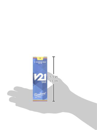 Vandoren SR823 Tenor Saxophone V21 Reeds Strength 3; Box of 5