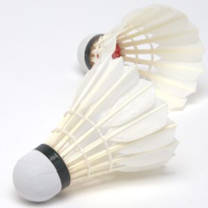 CHAOPAI Red 77 Goose Feather Badminton Shuttlecocks 2 doz