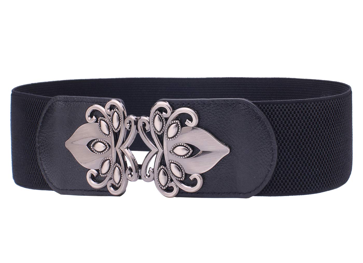 Syuer Womens Vintage Wide Elastic Stretch Waist Belt Retro Cinch Belt