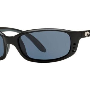 Costa Del Mar Men's Brine Readers Oval Sunglasses, Matte Black/Grey C-580P, 59 mm, 2.50