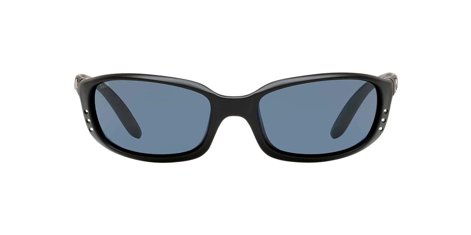 Costa Del Mar Men's Brine Readers Oval Sunglasses, Matte Black/Grey C-580P, 59 mm, 2.50