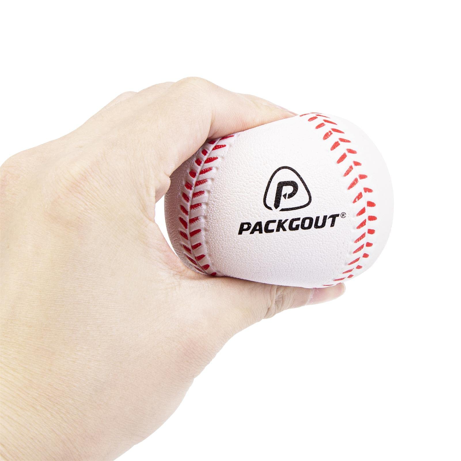 PACKGOUT Soft Baseballs Foam Baseballs for Kids, Practice Training Softball Tballs Balls, Safty Baseballs for Batting Tees, for Foam Ball Gloves Mitts Bats Nets Bags