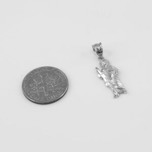 925 Sterling Silver Saint Jude Charm Pendant