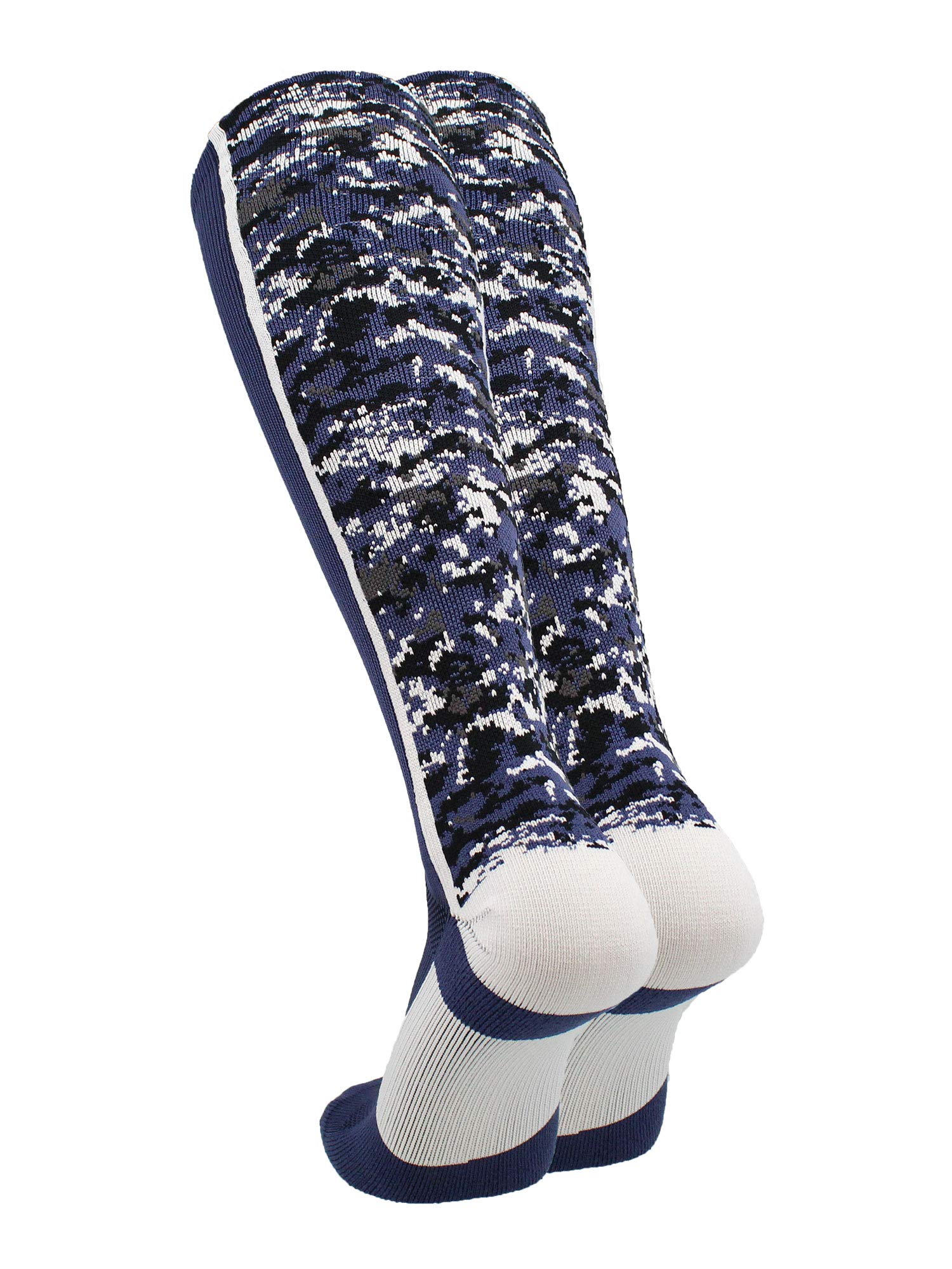 TCK Digital Camo OTC Socks (Navy/White, X-Large)