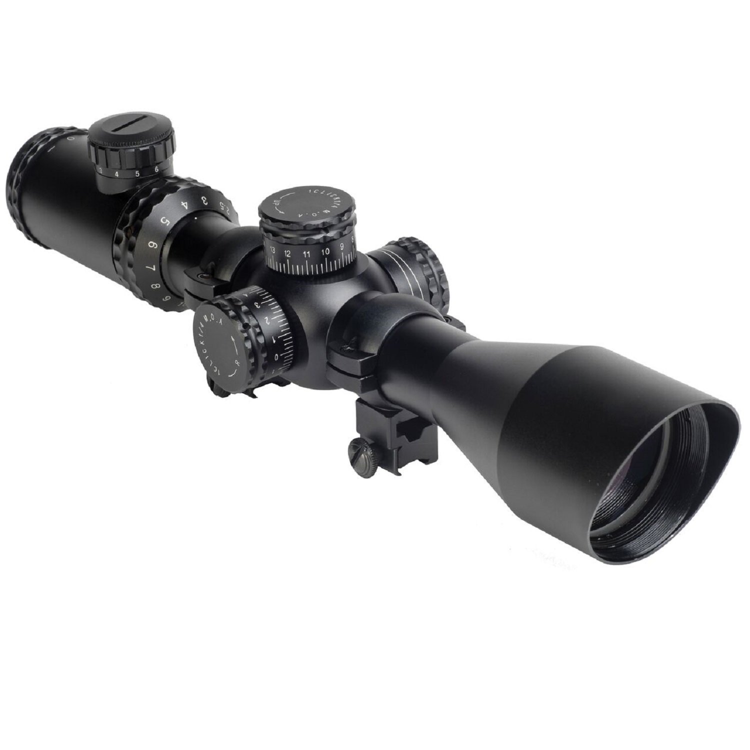 HatsanUSA Optima 2.5-10X50E-SFT Scope, Black