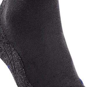 FALKE Women's TK2 Explore Cool Hiking Socks, Mid Calf, Medium Padding, Breathable Quick Dry, Cooling, Lyocell, Grey (Asphalt Melange 3180), 5-6, 1 Pair