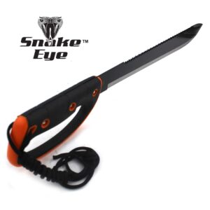 Snake Eye Tactical Full-Tang Fixed Blade Machete w/Sheath Outdoors Hunting Camping Fishing (279)