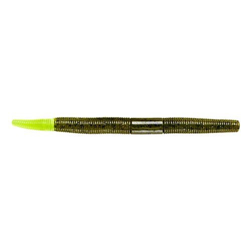 Yum Lures YDG559 Dinger Fishing Bait, Green Pumpkin/Chartreuse, 5"