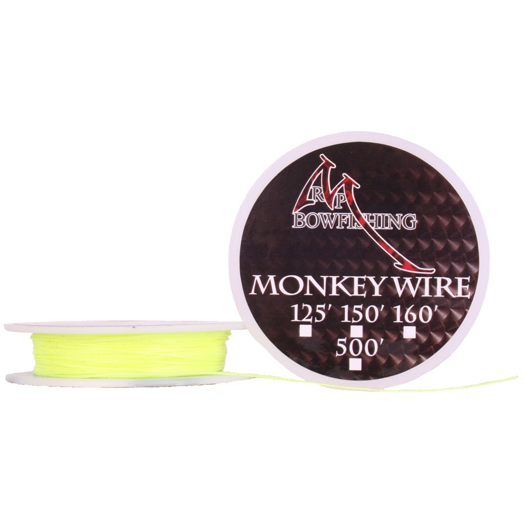 RPM Bowfishing Monkey Wire 160'. Neon Green