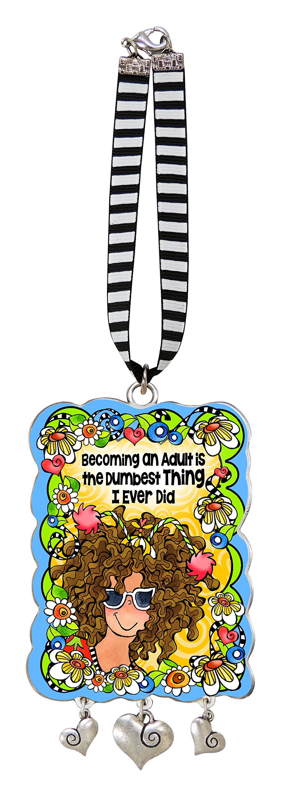 Cathedral Art Dumbest Thing, 9" (Abbey & CA Gift) Metal Car Charm