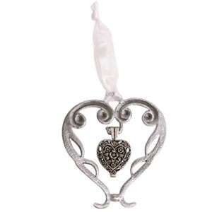 Cathedral Art in Loving Memory Heart Ornament with Locket