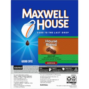 Maxwell House Decaf Coffee Single Serve K Cups, 24 Count