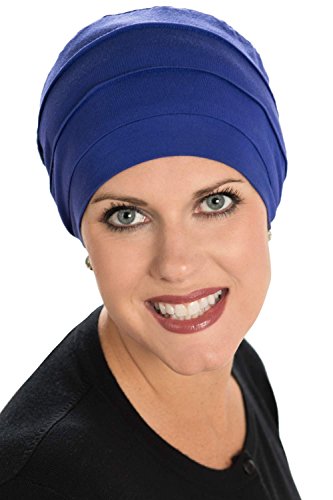 Comfort Cap-Caps for Women with Chemo Cancer Hair Loss Luxury Bamboo - Black