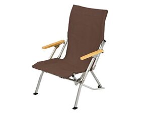 snow peak beach chair, collapsible camping chair for campsite, beach patio