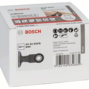 Bosch 2608662543 Bim-Immersion Saw Blade Hw Aii 65 BSP 10 Pcs