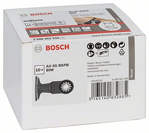 Bosch 2608662543 Bim-Immersion Saw Blade Hw Aii 65 BSP 10 Pcs