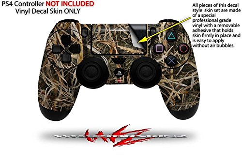 WraptorSkinz Skin compatible with Sony PS4 Dualshock Controller PlayStation 4 Original Slim and Pro WraptorCamo Grassy Marsh Camo (CONTROLLER NOT INCLUDED)