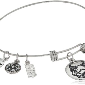 Star Wars Official Licensed Jewelry Stormtrooper High Grade Stainless Steel Expandable Charm Bracelet for Women, 7.5"" (SALES1SWMD). Available in Silver.