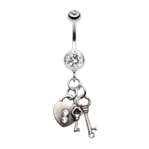 love lock down wildklass belly button ring