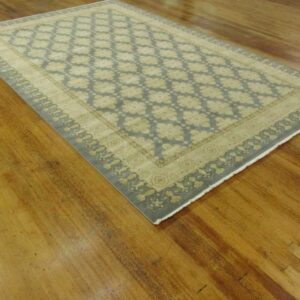 Unique Loom Edinburgh Collection Area Rug-Zinnia, 10 ft 6 in x 16 ft 5 in, Blue/Beige