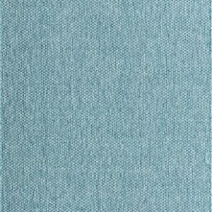 Unique Loom Collection Casual Transitional Solid Heathered Indoor/Outdoor Flatweave Area Rug (5' 3" x 8' Rectangle, Aquamarine/Ivory)