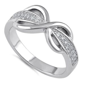 heartbeat sterling silver simulated diamond infinity love and friendship ring (8)