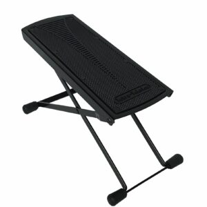 Tetra-Teknica Essentials Series GFR-01 6-Position Height Adjustable Guitar Foot Rest, Color Black