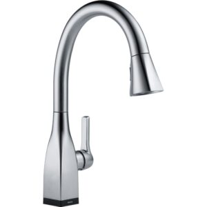 Delta Faucet Mateo Touch Kitchen Faucet Brushed Nickel, Kitchen Faucets with Pull Down Sprayer, Kitchen Sink Faucet, Touch Faucet for Kitchen Sink, Touch2O Technology, Arctic Stainless 9183T-AR-DST