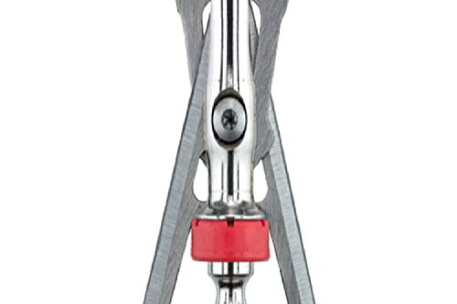 RAGE Hypodermic Crossbow Broadhead, 100g, Multi (39600),silver