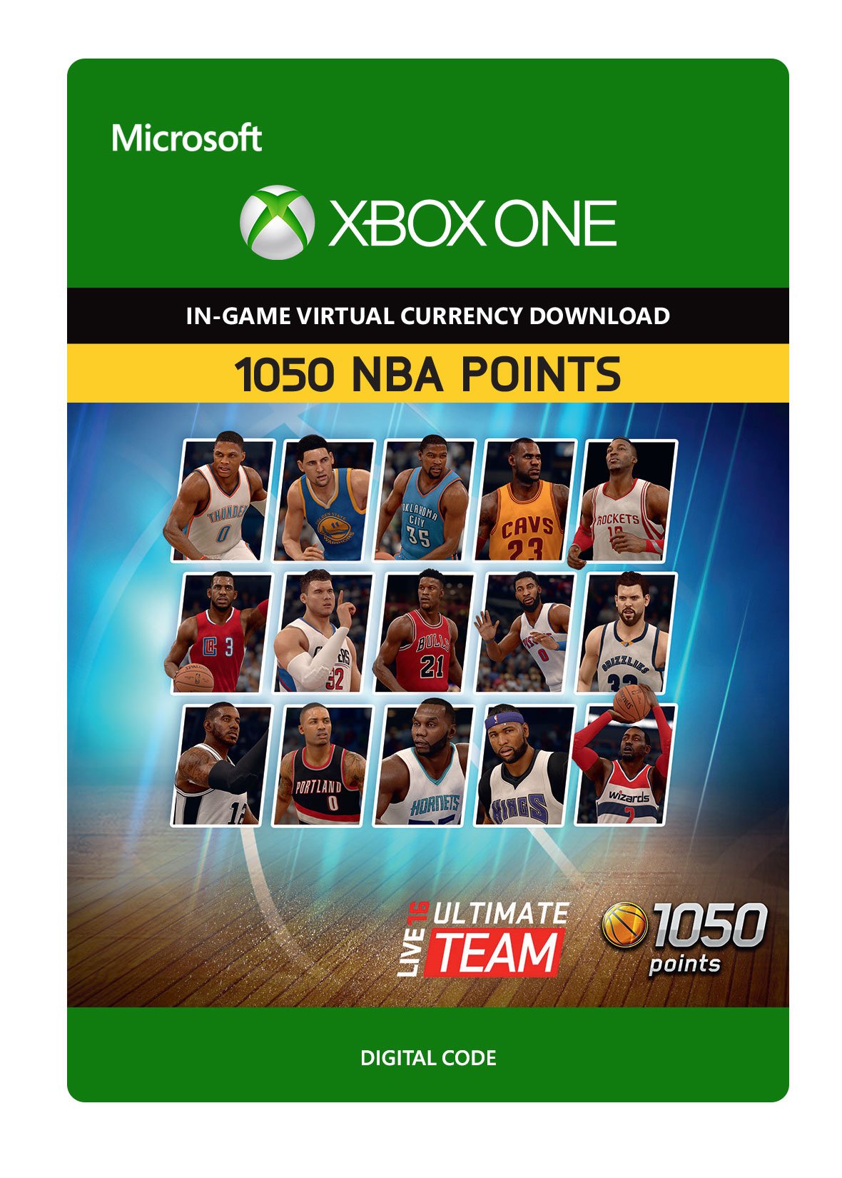 NBA Live 16 LUT 1,050 NBA Points Pack - Xbox One Digital Code