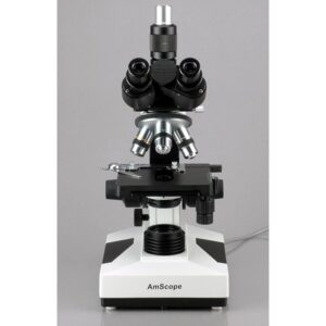 AmScope - 40X-2000X Trinocular Compound Darkfield Microscope with Oil Condenser - T490B-DKO