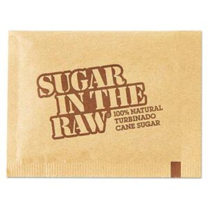 sugar in the raw - sugar packets, raw sugar, 0.18 oz, 500 per carton 827749 (dmi ct)