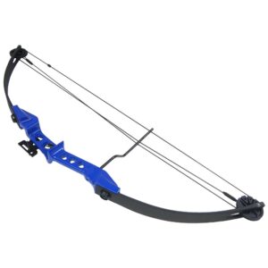 19-29 lb blue archery hunting compound bow +quiver +armguard +finger tab +2 26" arrows/bolts 75 55 40 30 lbs crossbow