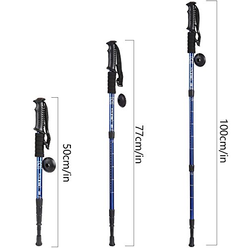 Expandable Baton Hot Fashion Outdoor Durable Trekking Retractable Hiking Walking Stick Pole Trekking Poles Sporting Goods