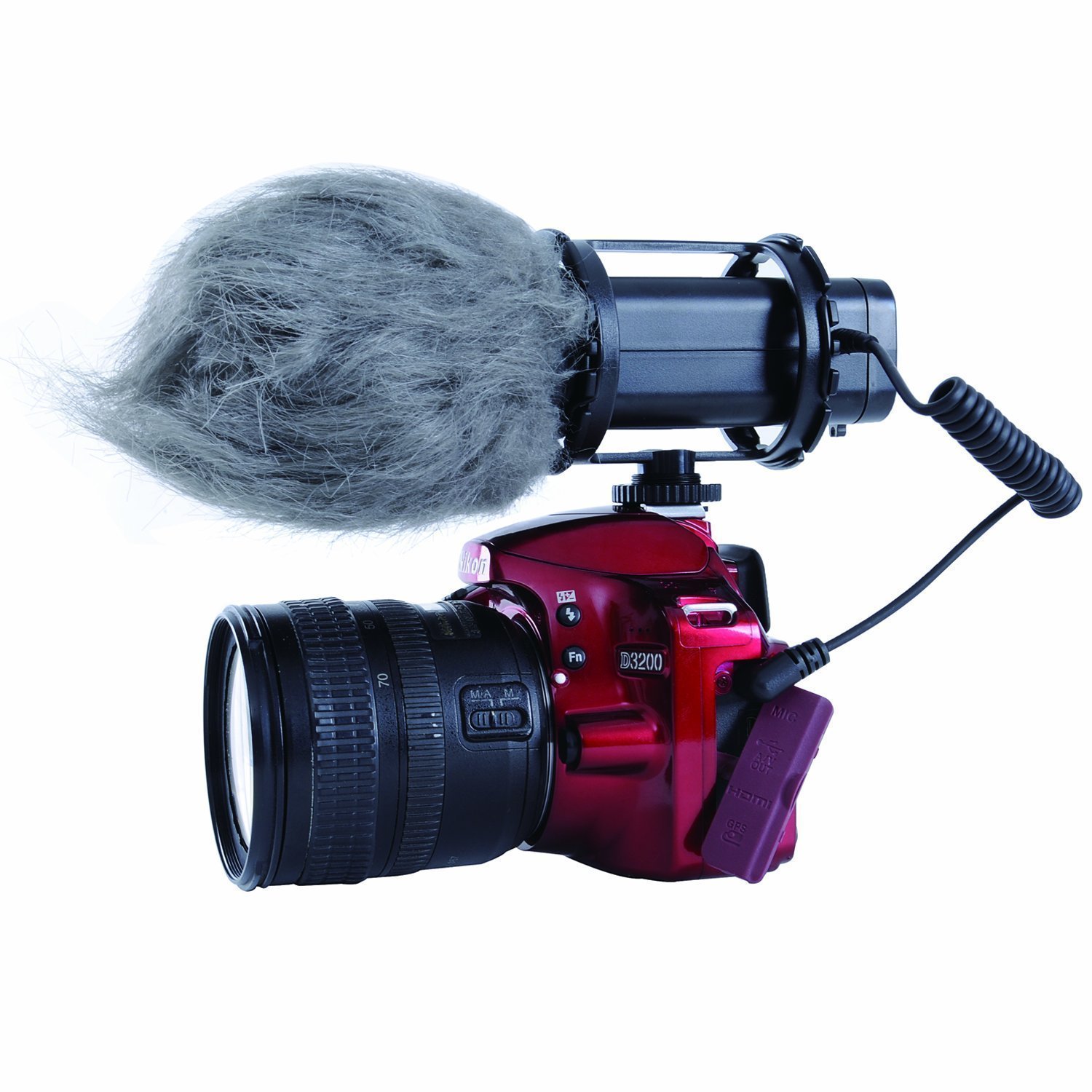 Movo XY Stereo Condenser Video Microphone for Nikon D7100, D7000, D5500, D5300, D5200, D3300, D3200, D810, D800, D750, D610, D500, D90, D5, D4, D4S, D3X, DF DSLR Cameras