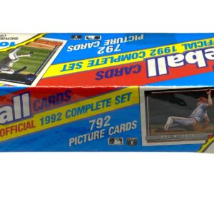 Topps Baseball Cards The Official 1992 Complete Set (792 Picture Cards)