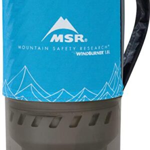 MSR WindBurner Duo Camping and Backpacking Accessory Pot, 1.8L