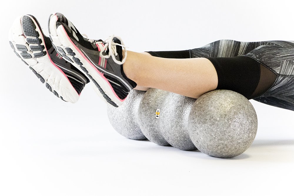 Rollga STANDARD - The BETTER Foam Roller for Flexibility, Muscle Recovery, Back & Neck Massage, & Exercise (Silver)