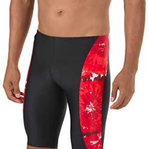 Speedo 7705652 Mens Burst Jammer, Speedo Red (601 - 006) - 26