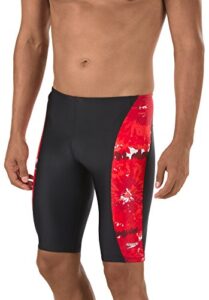 speedo 7705652 mens burst jammer, speedo red (601 - 006) - 26