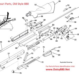 Daisy Powerline 880 881 Old Style Rebuild Kit Reseal Seal Gun Bb Air Rifle Set By JL Missouri Parts