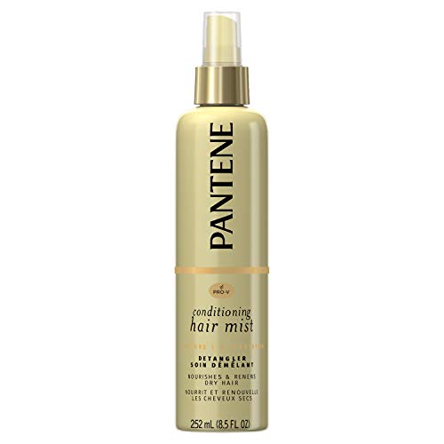 Pantene Pro-V Nutrient Boost Moisture Conditioning Mist Nourishing and Renewing Detangler, 8.5 fl oz