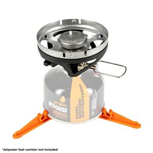 Jetboil MiniMo Camping and Backpacking Stove Cooking System with Adjustable Heat Control (Sunset)