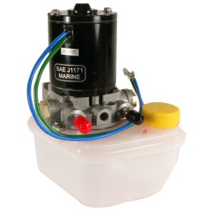 DB Electrical TRM0089 Tilt Trim Motor Pump & Reservoir Compatible with/Replacement for Power Pole Sportsman Anchor 4-6789, Pump Spn-F