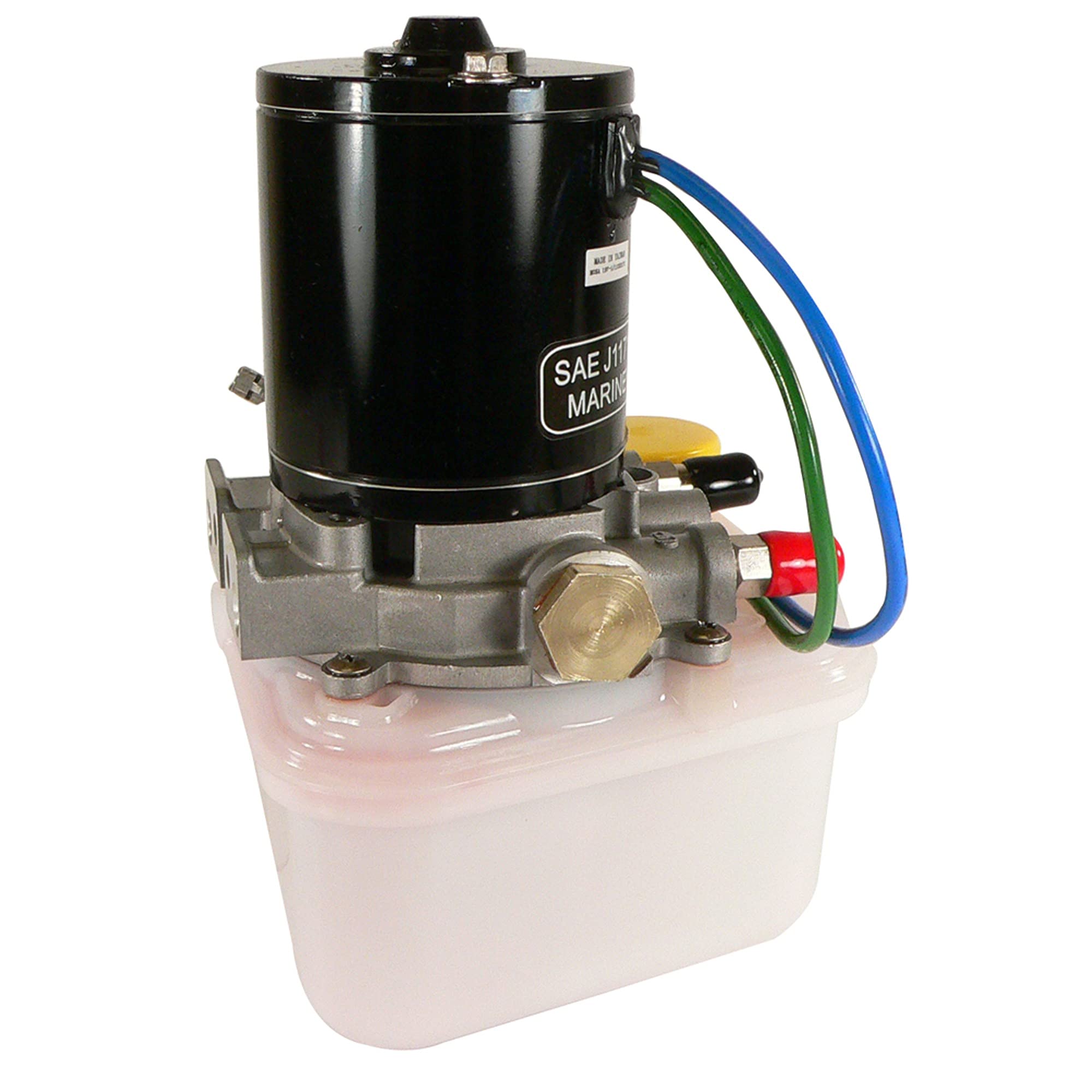 DB Electrical TRM0089 Tilt Trim Motor Pump & Reservoir Compatible with/Replacement for Power Pole Sportsman Anchor 4-6789, Pump Spn-F