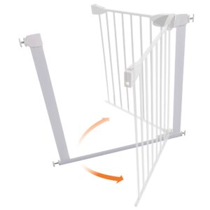 Dreambaby Boston Auto Close Gate with Ezy Check Indicator, White